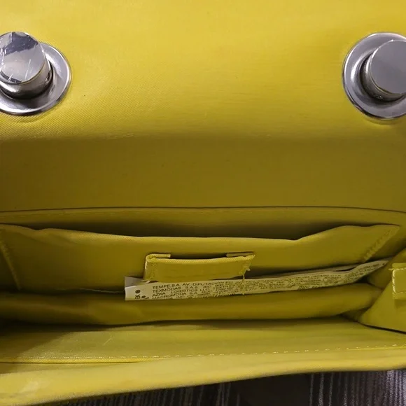 LAST 1! ZARA SPARKLY LIME MINI CITY BAG - Picture 2 of 6